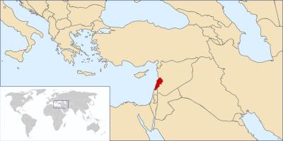 نقشه از لبنان و جهان 